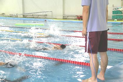 水泳の様子